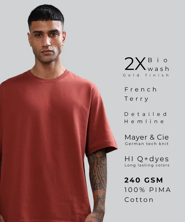 Men's_Rust_Oversized_French_Terry_T-Shirt