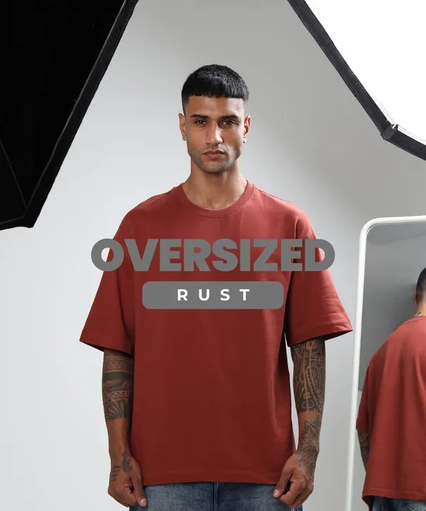 Men's_Rust_Oversized_French_Terry_T-Shirt