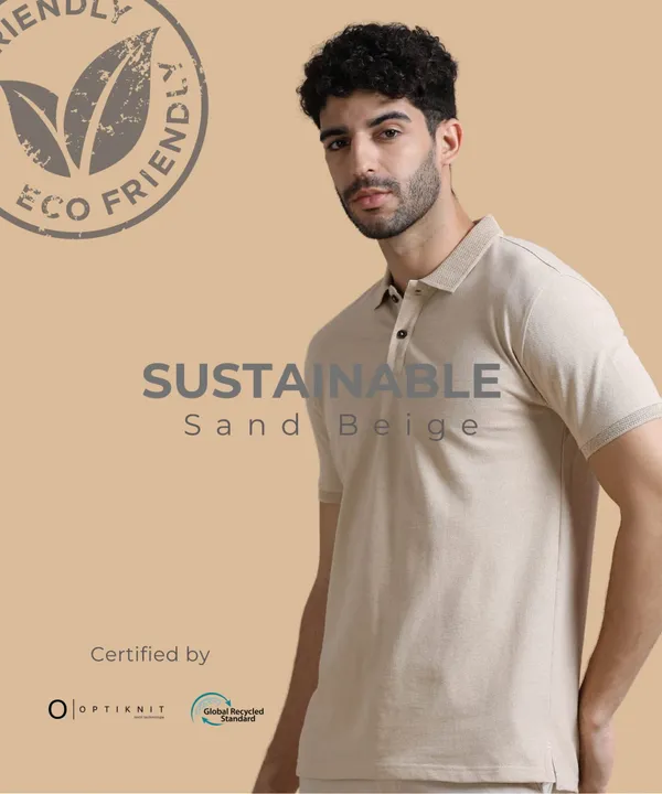 Men's_Sand_Beige_Sustainable_Jacquard_Polo_T-Shirt