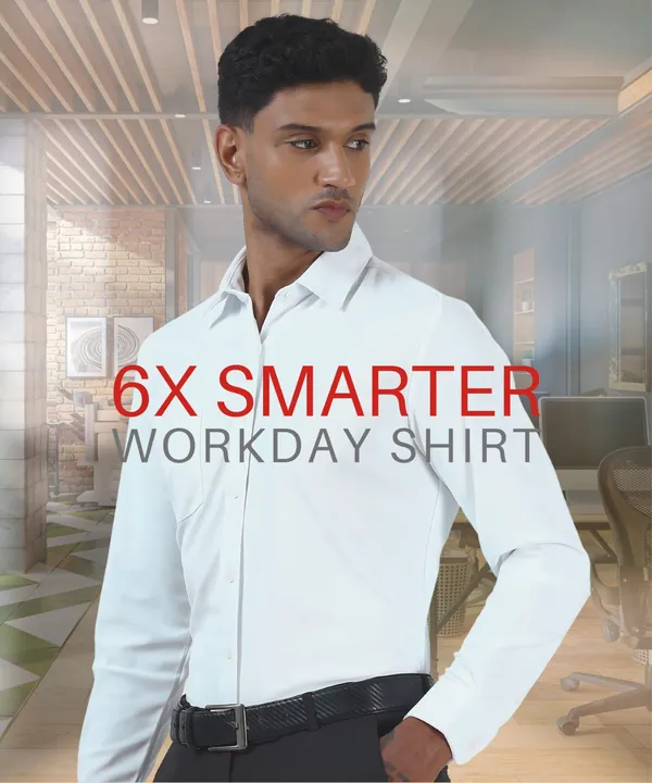 Men's_White_6X_Smart_Workday_Shirt_-_4-Way_Stretch
