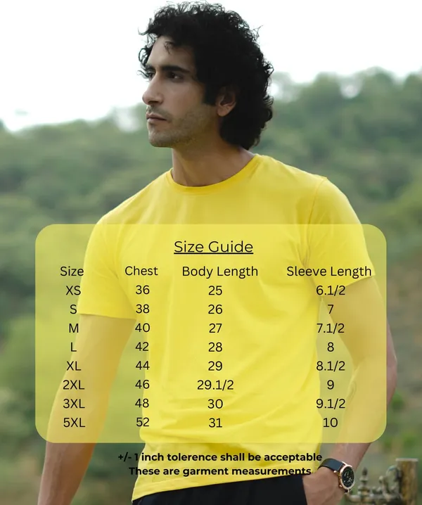Men's_Yellow_Pima_Round_Neck_T-Shirt