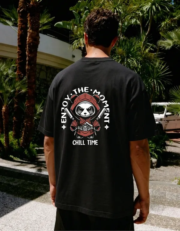Chill_Time_Printed_210_GSM_Oversized_T-Shirt_for_Men_|_Premium_Cotton_Bio-Wash_Relaxed_Fit_Tee