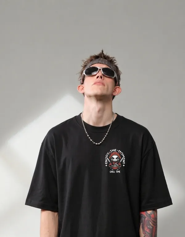 Chill_Time_Printed_210_GSM_Oversized_T-Shirt_for_Men_|_Premium_Cotton_Bio-Wash_Relaxed_Fit_Tee