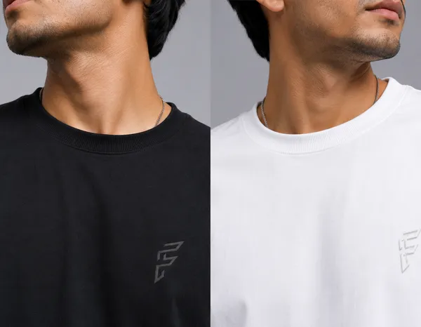 Hoffbuddy_Men_Regular_Fit_Black_&_White_T-Shirt_Combo_|_180_GSM_Bio_Wash_Pure_Cotton_|_Round_Neck_Half_Sleeve