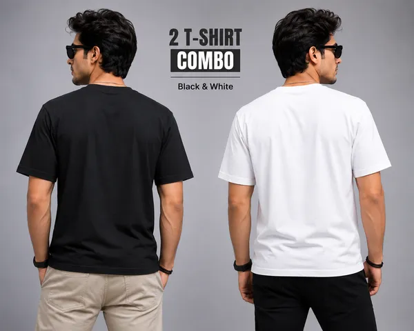 Hoffbuddy_Men_Regular_Fit_Black_&_White_T-Shirt_Combo_|_180_GSM_Bio_Wash_Pure_Cotton_|_Round_Neck_Half_Sleeve