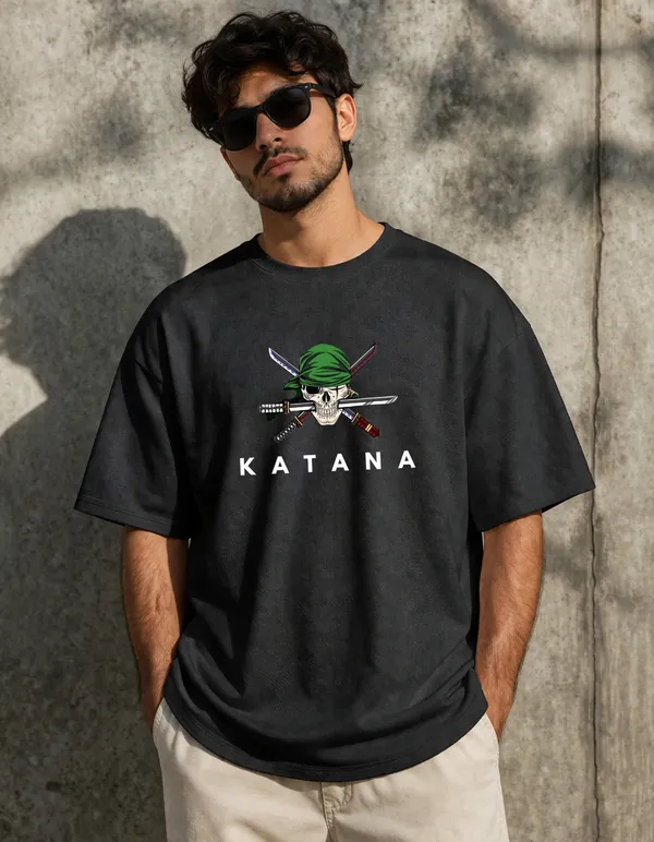 Katana_Printed_Oversized_T-Shirt_–_220_GSM_Premium_Cotton_Streetwear_for_Men
