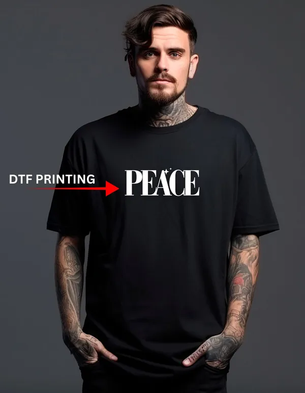 Oversized_Peace_Printed_T-Shirt_For_Men_180Gsm_Pure_Cotton_Bio-Wash_Drop_Shoulder_Streetwear_Tee