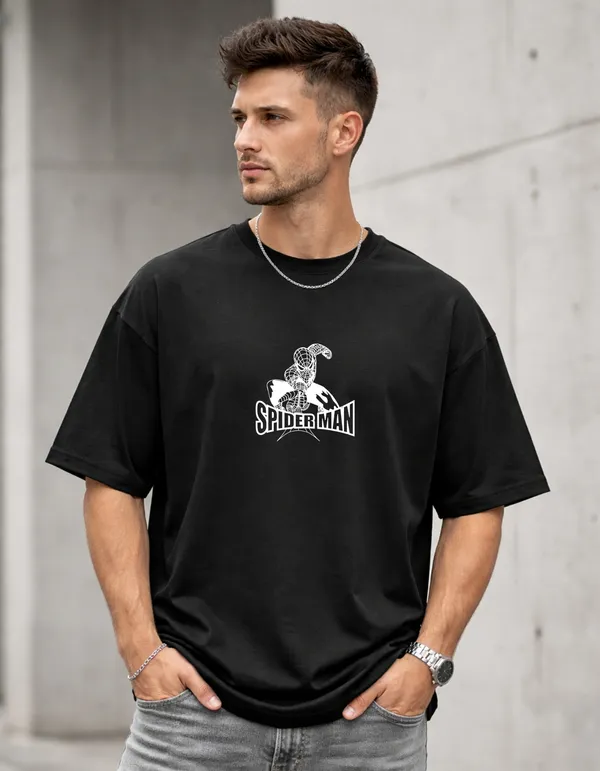 Spider-Man_Printed_180_GSM_Oversized_T-Shirt_for_Men_|_Premium_Cotton_Bio-Wash_|_Drop_Shoulder_Streetwear