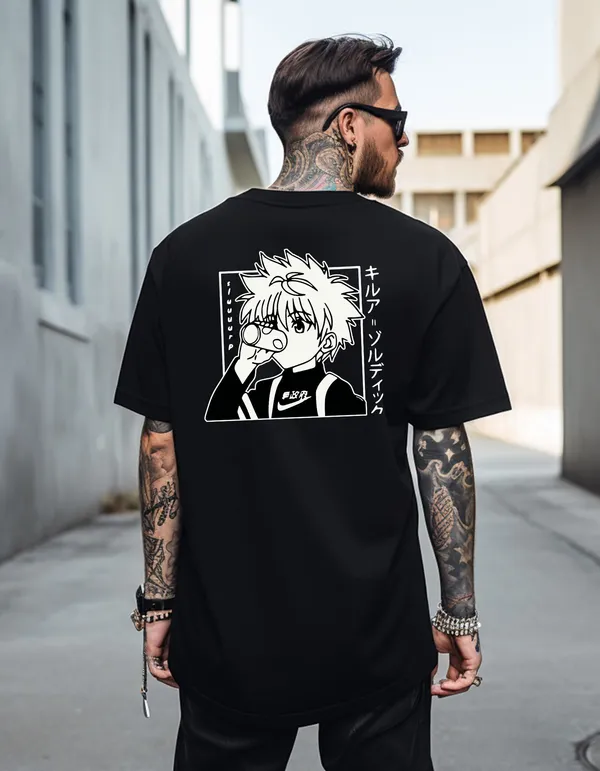Hunter_X_Printed_Oversized_T_Shirt_180Gsm_Biowash_Cotton_Drop_Shoulder_Anime_Graphic_Tee_For_Men_Off_Buddy