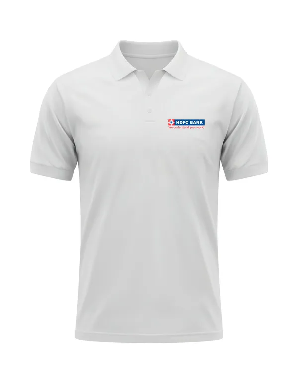Hdfc_Bank_Printed_Polo_T_Shirt_Premium_Cotton_220Gsm_Regular_Fit_Corporate_Polo_Tee