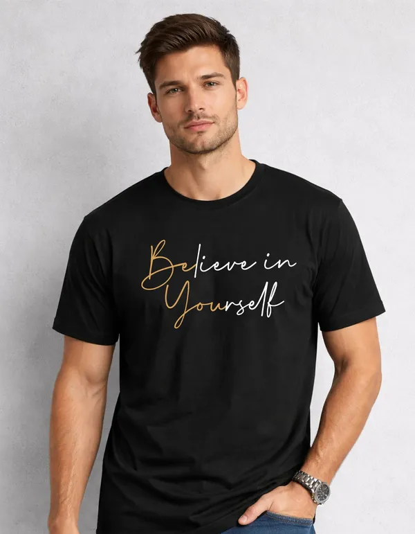 Relax_Fit_Believe_In_Yourself_Typography_Printed_T_Shirt_180Gsm_Sinker_Cotton_Biowash_Premium_Graphic_Tee_For_Men_Off_Buddy