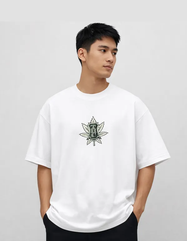 Thc_Printed_Oversized_T_Shirt_180Gsm_Biowash_Cotton_Drop_Shoulder_Graphic_Tee_For_Men_Off_Buddy