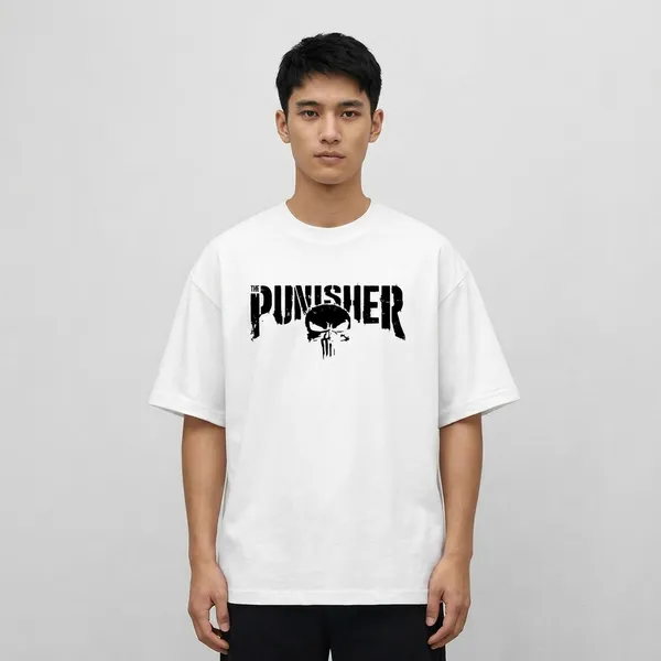 Punisher_Printed_Oversized_Drop_Shoulder_T_Shirt_180Gsm_Bio_Wash_Cotton_Premium_Streetwear