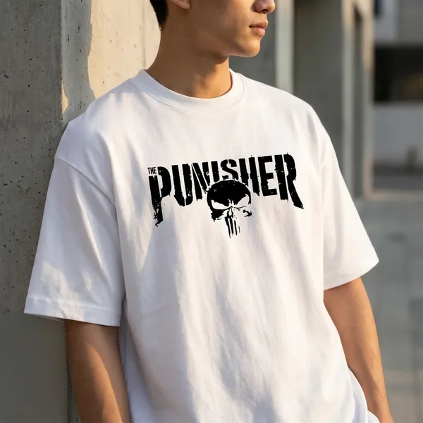 Punisher_Printed_Oversized_Drop_Shoulder_T_Shirt_180Gsm_Bio_Wash_Cotton_Premium_Streetwear