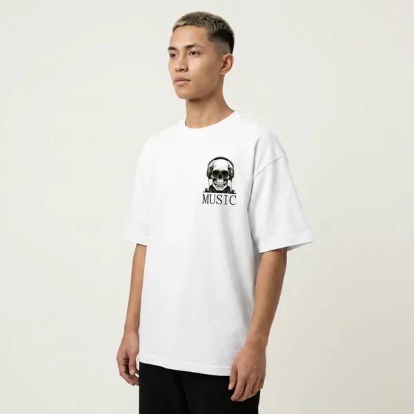 Music_Printed_Oversized_Drop_Shoulder_T_Shirt_180Gsm_Bio_Wash_Cotton_Trendy_Streetwear