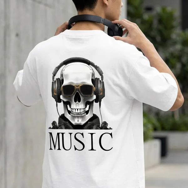 Music_Printed_Oversized_Drop_Shoulder_T_Shirt_180Gsm_Bio_Wash_Cotton_Trendy_Streetwear