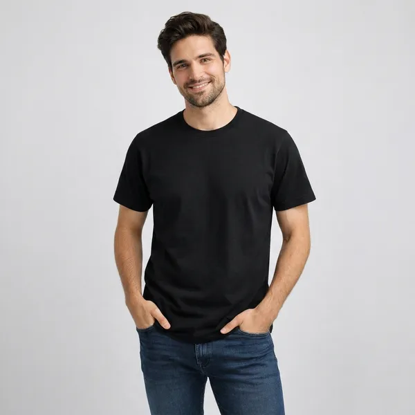 100_Pure_Cotton_Round_Neck_Regular_Fit_T_Shirt_For_Men_Breathable_Casual_Wear_Premium_Soft_Fabric