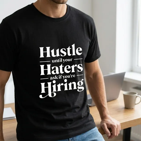 Relax_Fit_Typography_Hustle_Haters_Printed_T_Shirt_180Gsm_Sinker_Cotton_Biowash_Premium_Graphic_Tee_For_Men_Off_Buddy
