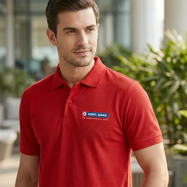Hdfc_Bank_Printed_Polo_T_Shirt_Premium_Cotton_220Gsm_Regular_Fit_Corporate_Polo_Tee