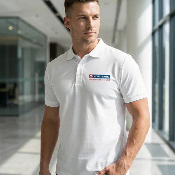 Hdfc_Bank_Printed_Polo_T_Shirt_Premium_Cotton_220Gsm_Regular_Fit_Corporate_Polo_Tee