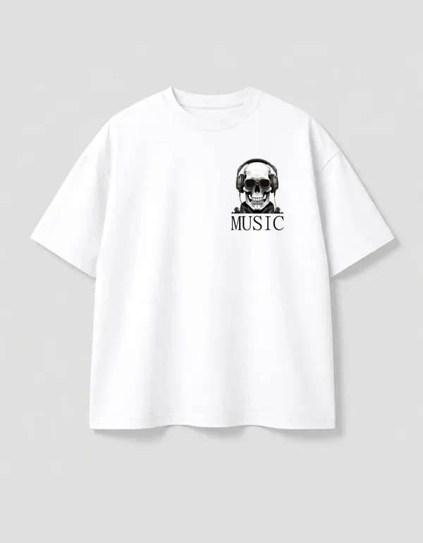Music_Printed_Oversized_Drop_Shoulder_T_Shirt_180Gsm_Bio_Wash_Cotton_Trendy_Streetwear