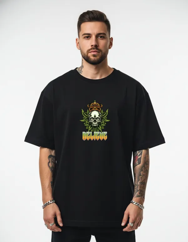 Relive_Printed_Oversized_T_Shirt_180Gsm_Cotton_Drop_Shoulder_Graphic_Tee_For_Men_Off_Buddy
