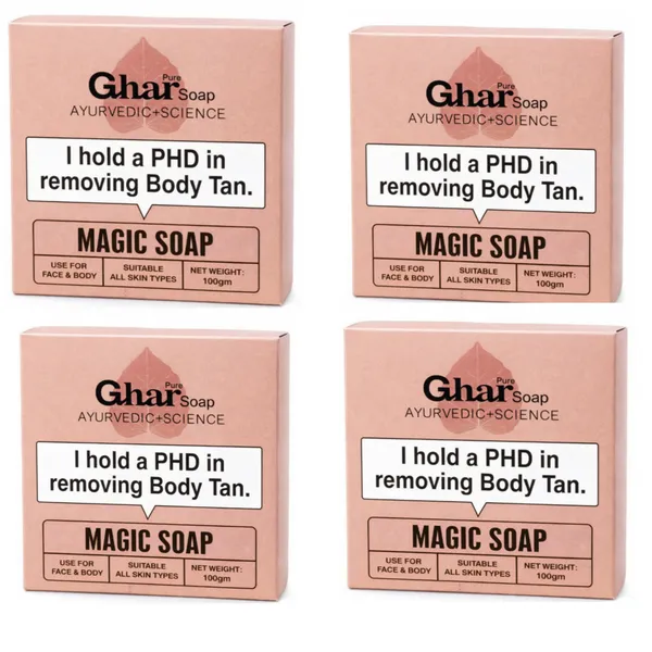 Ghar_Pure_Ayurvedic_+_Science_Magic_Soap_for_Tan_Removal_-_Pack_of_4_(100gm_each)