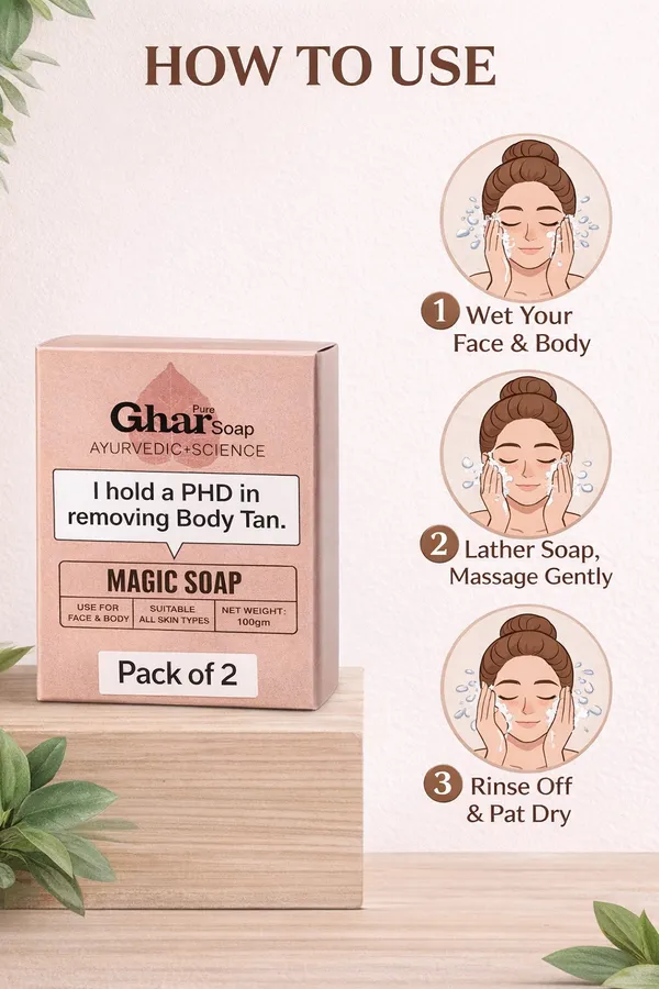 Ghar_Pure_Ayurvedic_+_Science_Magic_Soap_for_Tan_Removal_-_Pack_of_4_(100gm_each)