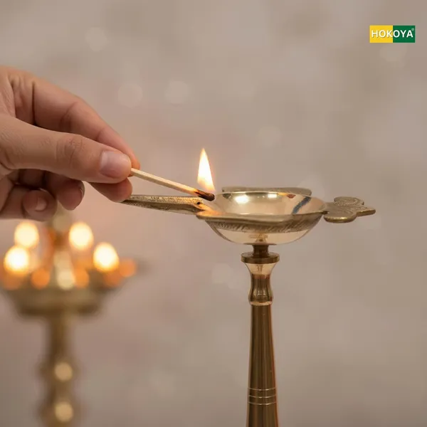Brass_Diyas_Stand_For_Pooja_10_Inch_Set_Of_2_Pital_Diya_With_Stand_For_Pooja_Stand_Pillar_Diya_Deepak_Lamp_Lantern_Deepam_For_Pooja_Mandir_Diwali_Indian_Puja_Ganesh_Chaturthi_Return_Gift