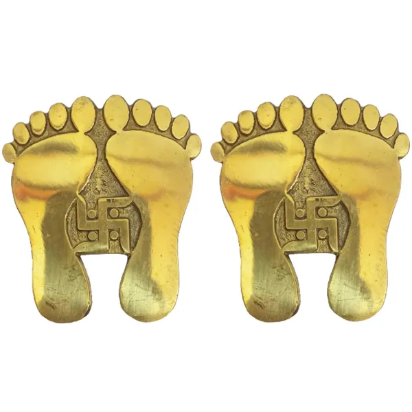 Brass_Laxmi_Charan_Paduka_Set_Of_2_For_Door_Entrance_Golden_Lakshmi_Ji_Footprints_Vastu_Good_Luck_Symbol_Main_Door_Wall_Decor_Home_Decoration_Includes_Adhesive_Pads_No_Drilling