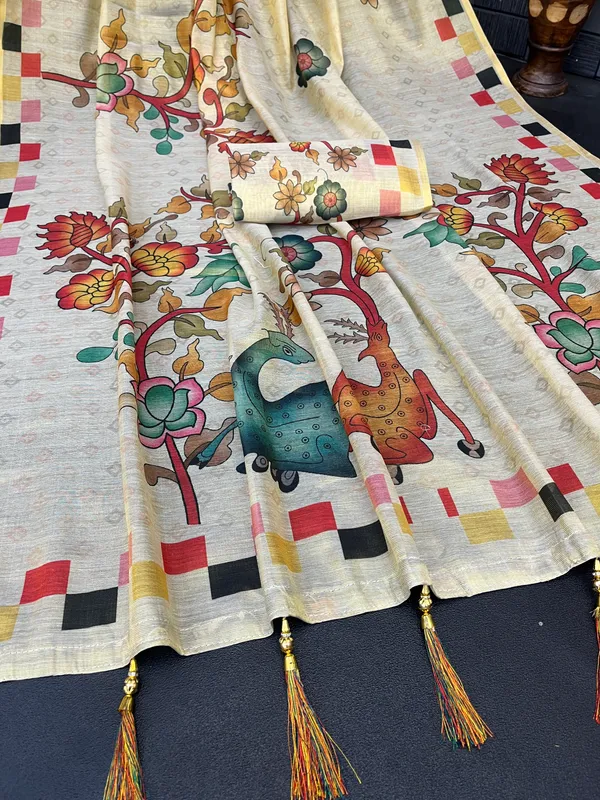 Beige_Lilan_Printed_Saree