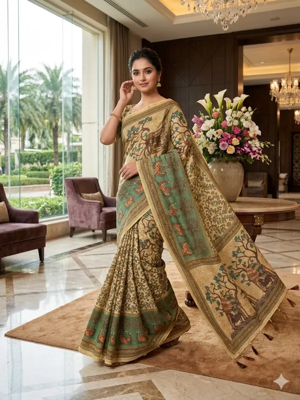 Multicolor_Lilan_Printed_Saree