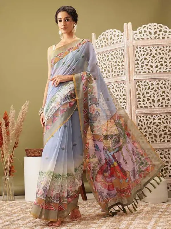 Multicolor_Lilan_Printed_Saree