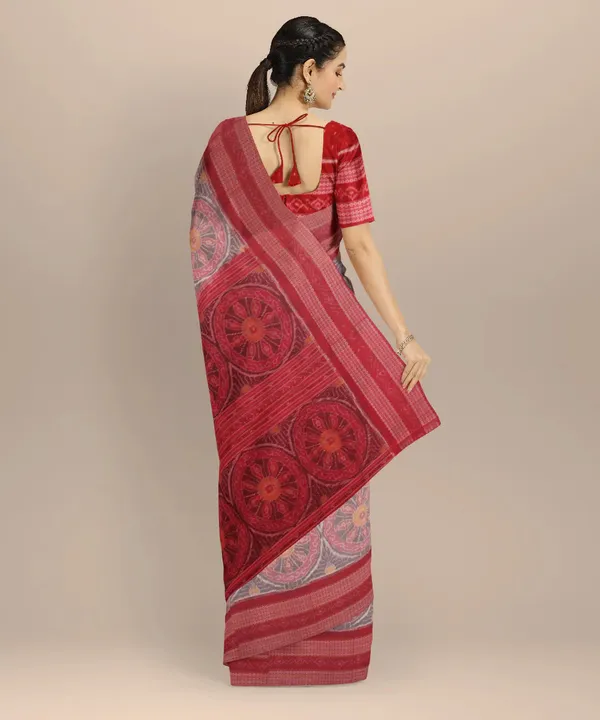 Red_Lilan_Printed_Saree