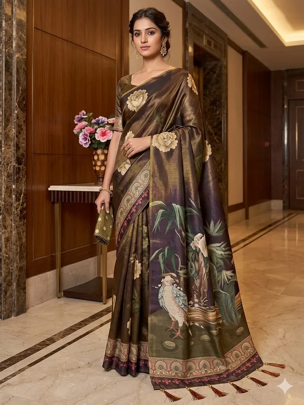 Multicolor_Lilan_Printed_Saree