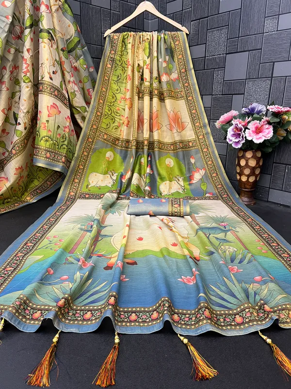 Multicolor_Lilan_Printed_Saree
