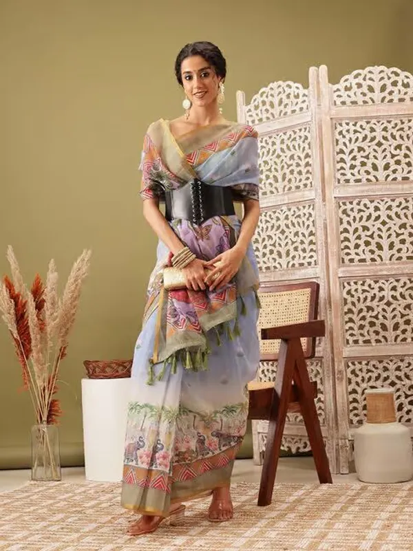 Multicolor_Lilan_Printed_Saree