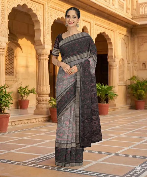 Multicolor_Lilan_Printed_Saree