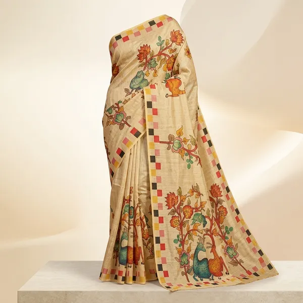 Beige_Lilan_Printed_Saree