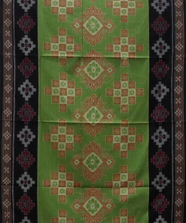 Black_And_Green_Lilan_Printed_Saree