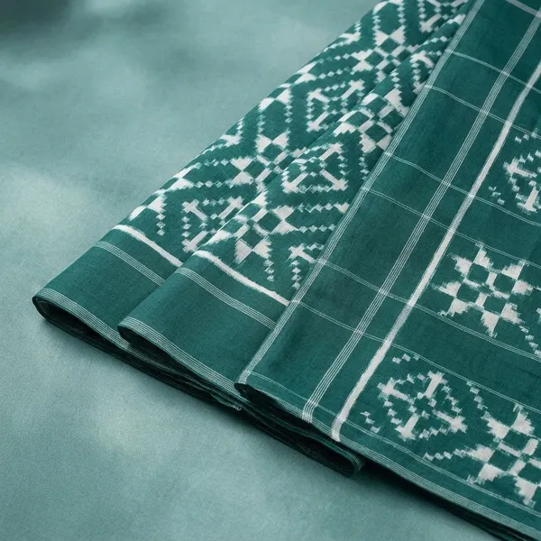 Teal_Green_Lilan_Printed_Saree