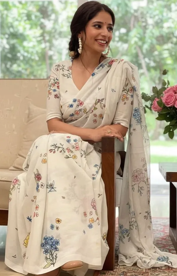 White_Lilan_Printed_Saree