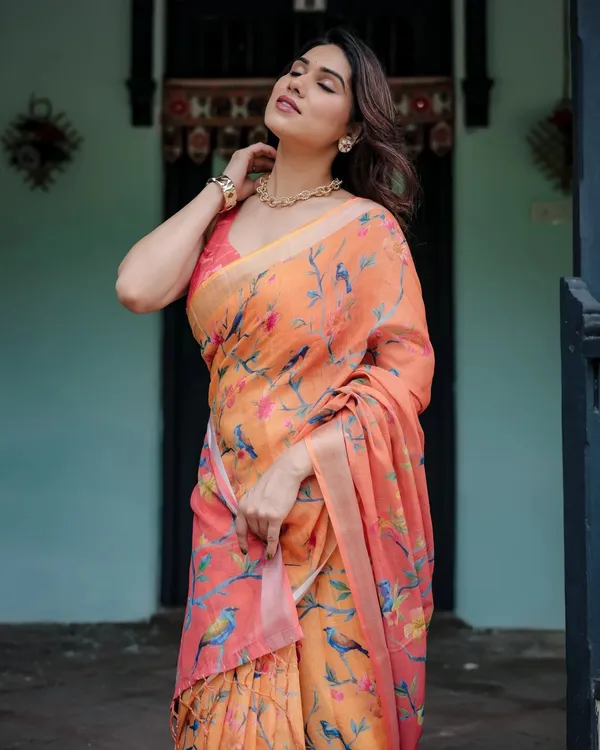 Multicolor_Lilan_Printed_Saree