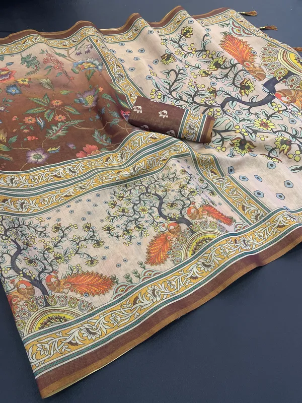 Beige_Lilan_Printed_Saree