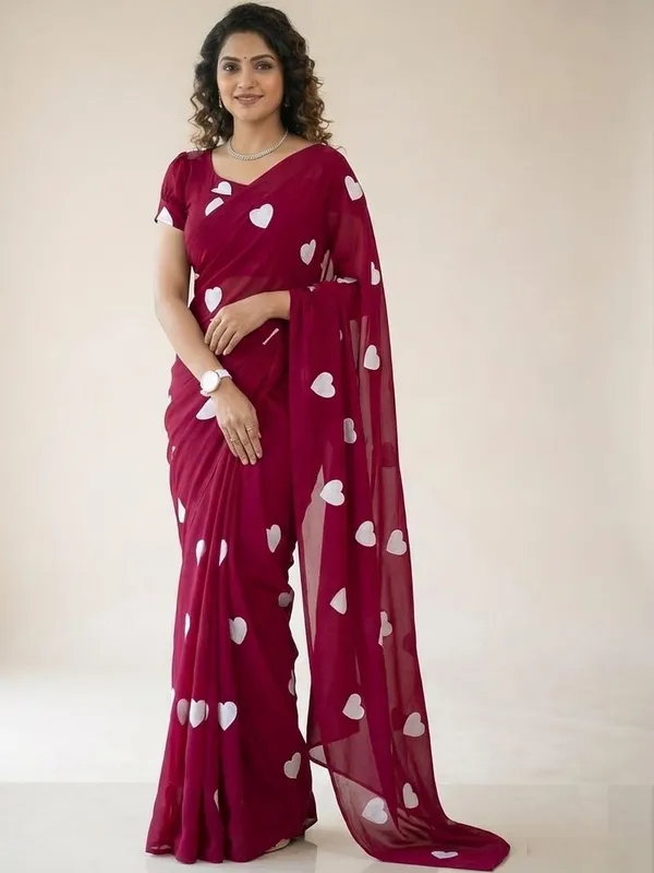 Maroon_Lilan_Printed_Saree