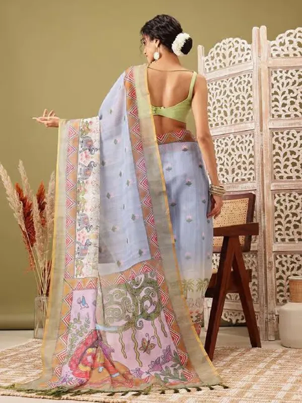 Multicolor_Lilan_Printed_Saree