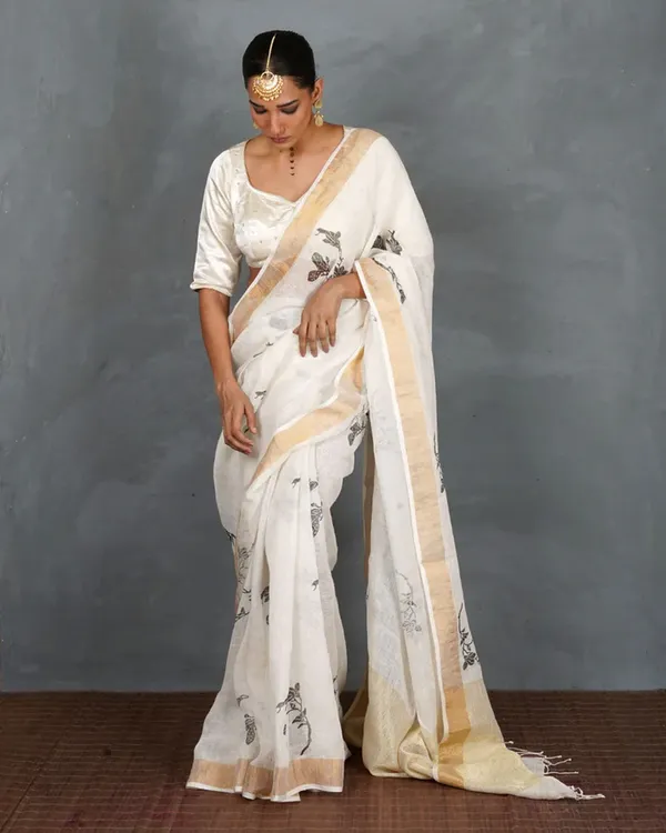 White_Lilan_Printed_Saree