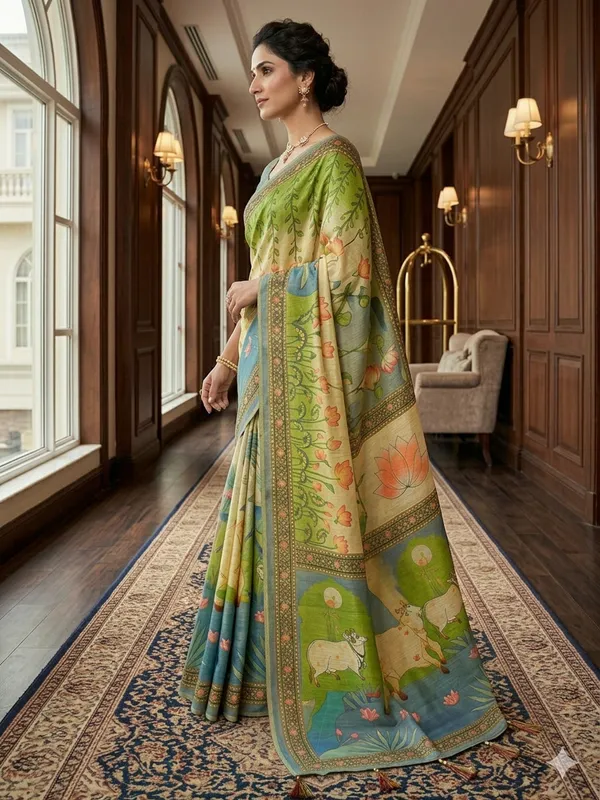 Multicolor_Lilan_Printed_Saree