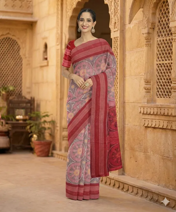 Multicolor_Lilan_Printed_Saree