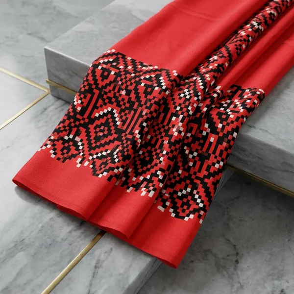 Red_And_Black_Lilan_Printed_Saree